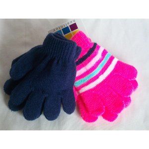 Healthtex Hot Pink Navy Blue Stripe Toddler Set 2